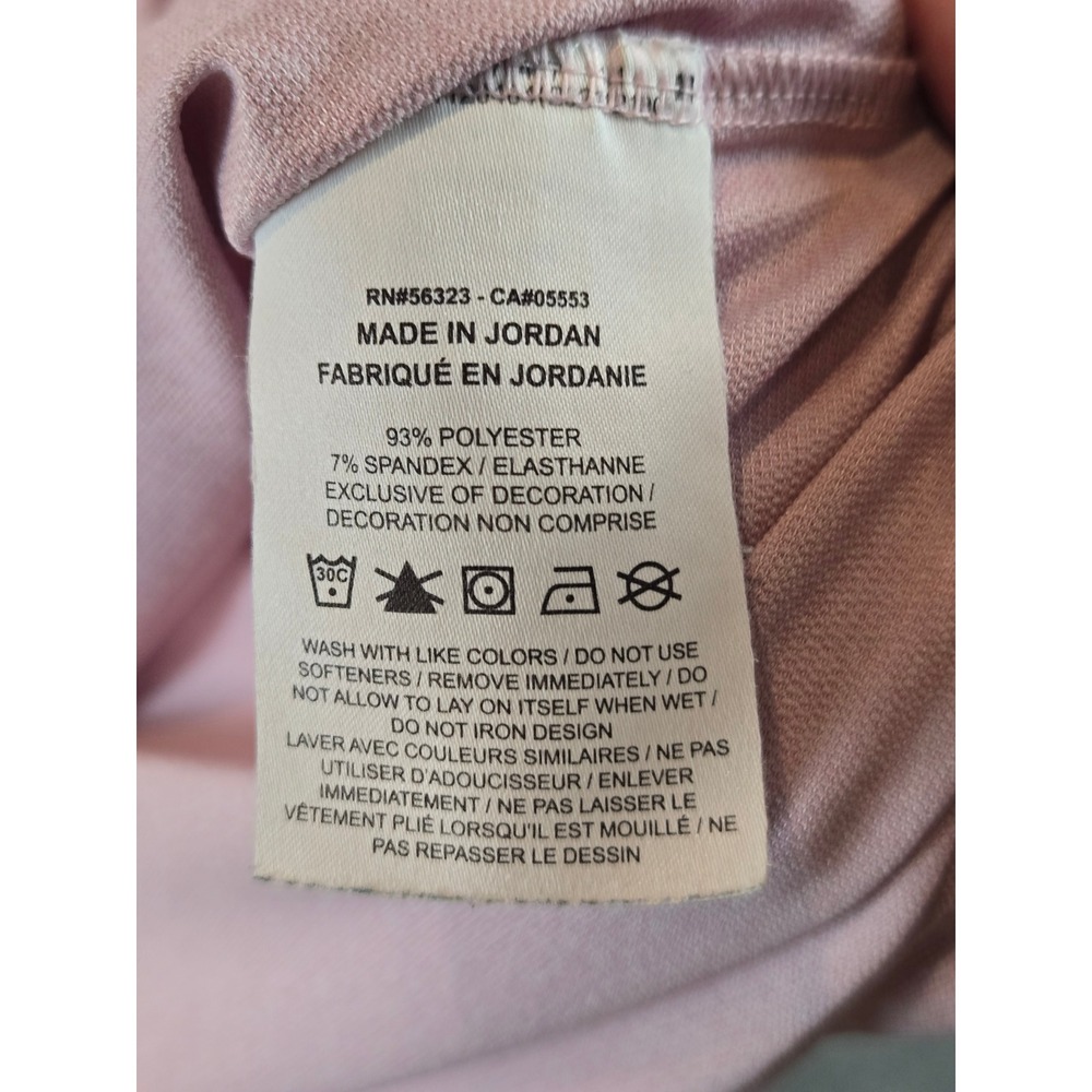 Nike Pro Dri-FIT T-Shirt Mens XXL Pink Short Sleeve Athletic CZ1181-698 Athletic - Picture 4 of 9